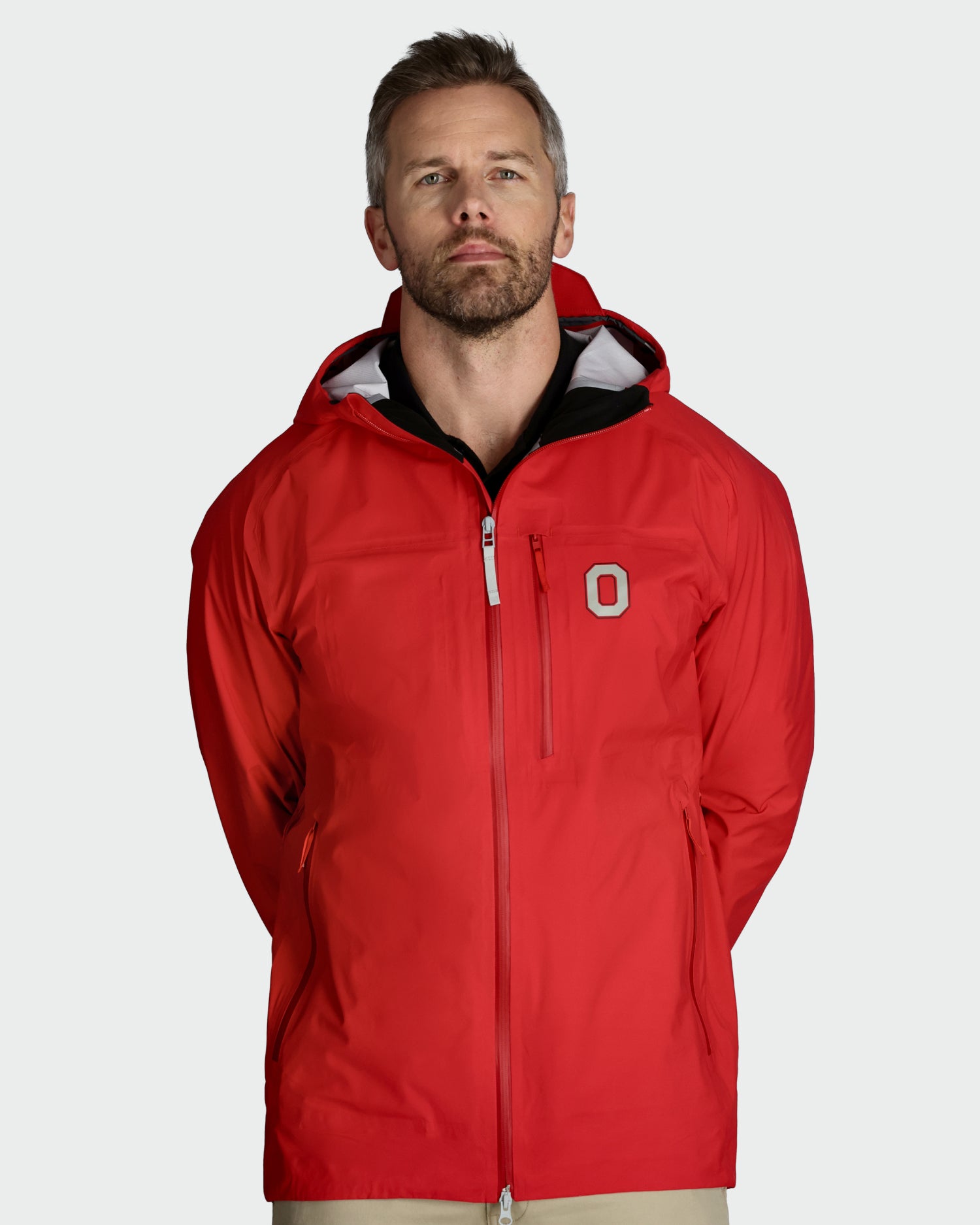 Mike is 6’2”, wearing a size large.